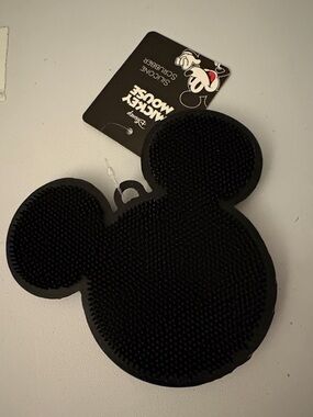 Disney Black Mickey Mouse Silicone Brush Scrubber